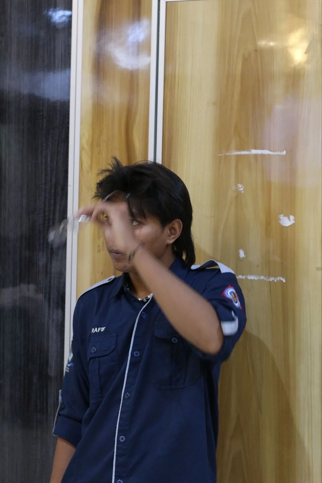 Wearing the campus organization uniform